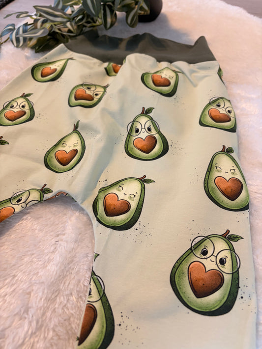 Pumphose Avocado-Gesichter Gr.98