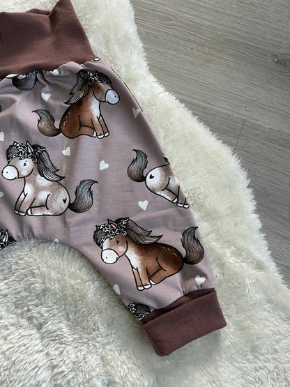 Pumphose Pferde 🌸🐴 | Gr. 80/86