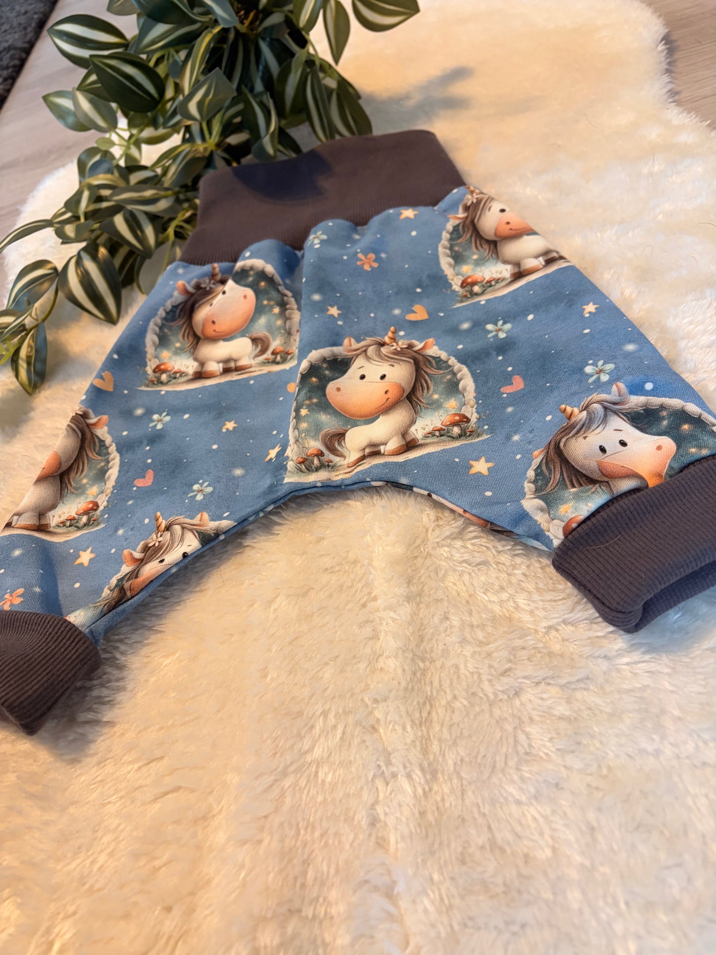 Pumphose mit Einhornmotiv