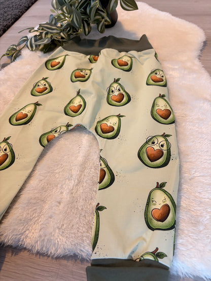Pumphose Avocado-Gesichter Gr.98